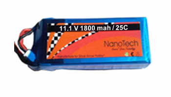 nanotech 11.1V-1800mah 25C
